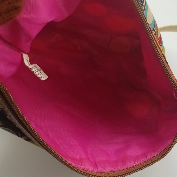 Lily Bloom Multicolor Retro Circle Crossbody Bag - Picture 8 of 9